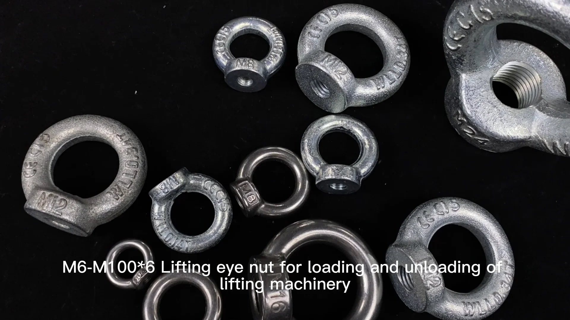 Din 582 Galvanized Lifting Eye Nut Lifting Machinery For Loading And