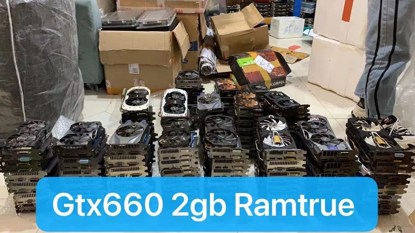 Video Card GTX660 2GB 192Bit GDDR5 Graphics Cards for nVIDIA Geforce GTX 660 Used VGA Cards Stronger Than GTX 750 Ti