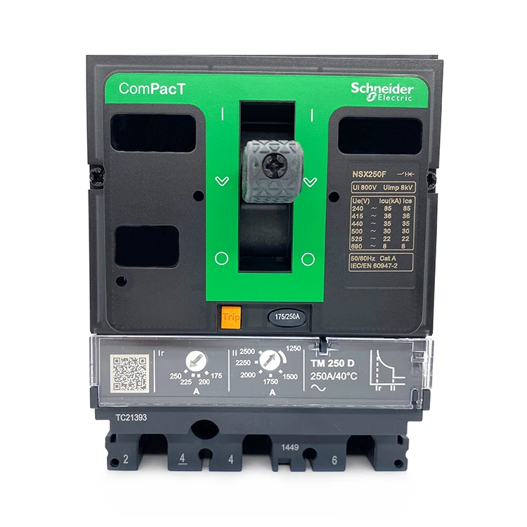 Circuit Breaker CompacT NSX 250A 3P MCCB C25F3TM250 - Thermal