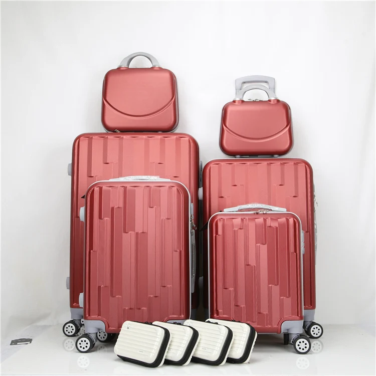 Hot Sale 6-Piece Luggage Travel Set High Quality ABS Trolley