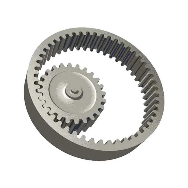 CNC Machining Custom High Quality Large Diameter Module Ring Gears Pinion and Internal Gear Ring Gear Planetary Teeth