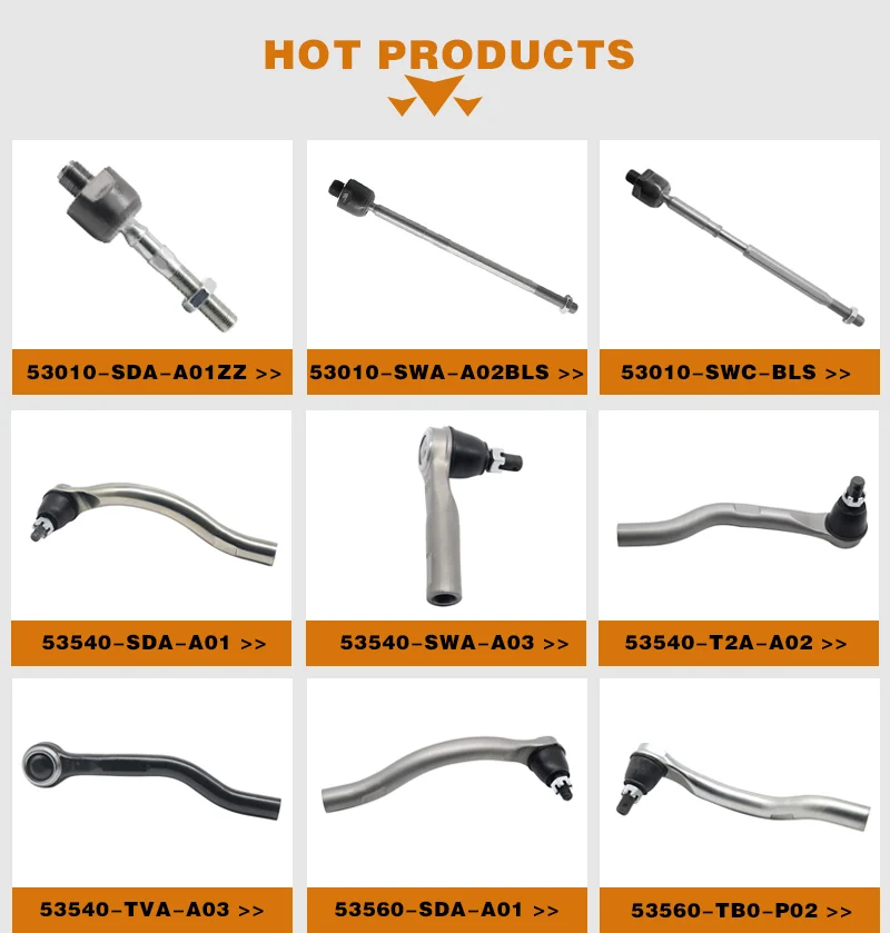 Rack End Comp Inner Tie Rod Suspension System Steering Rack End Ball Joint 53010t0aa01 For