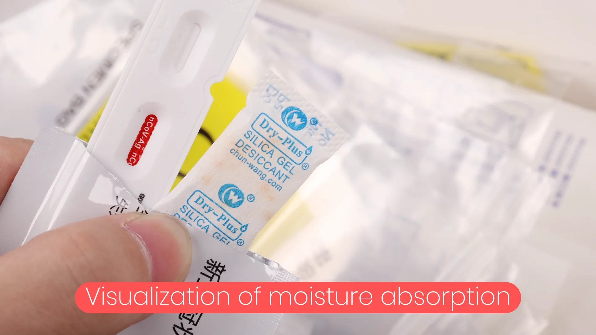 Silica Gel Desiccant Packets With Indicator For Ivd Buy Desiccant For