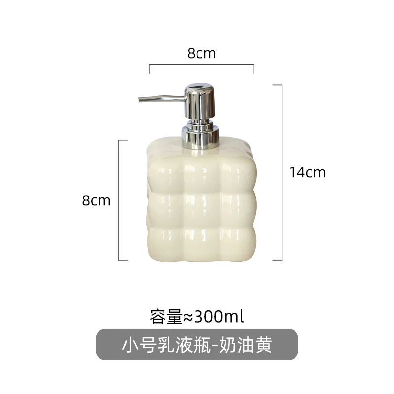 product lotion bottle light luxury press air bathroom toilet household shampoo shower bottle hand sanitizer ceramics dispenser bottle-54