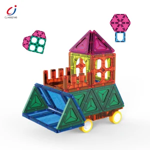 Chengji Pastel Play Magnetic Building Blocks Magnetic Dump Truck Toy 29PCS Strong Magnetic Building Blocks