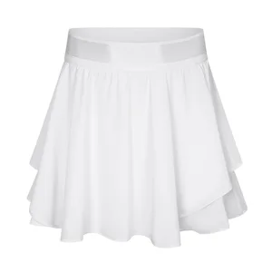 Quick Drying Two-piece Tennis Skirt Anti Glare Yoga Shorts for Women