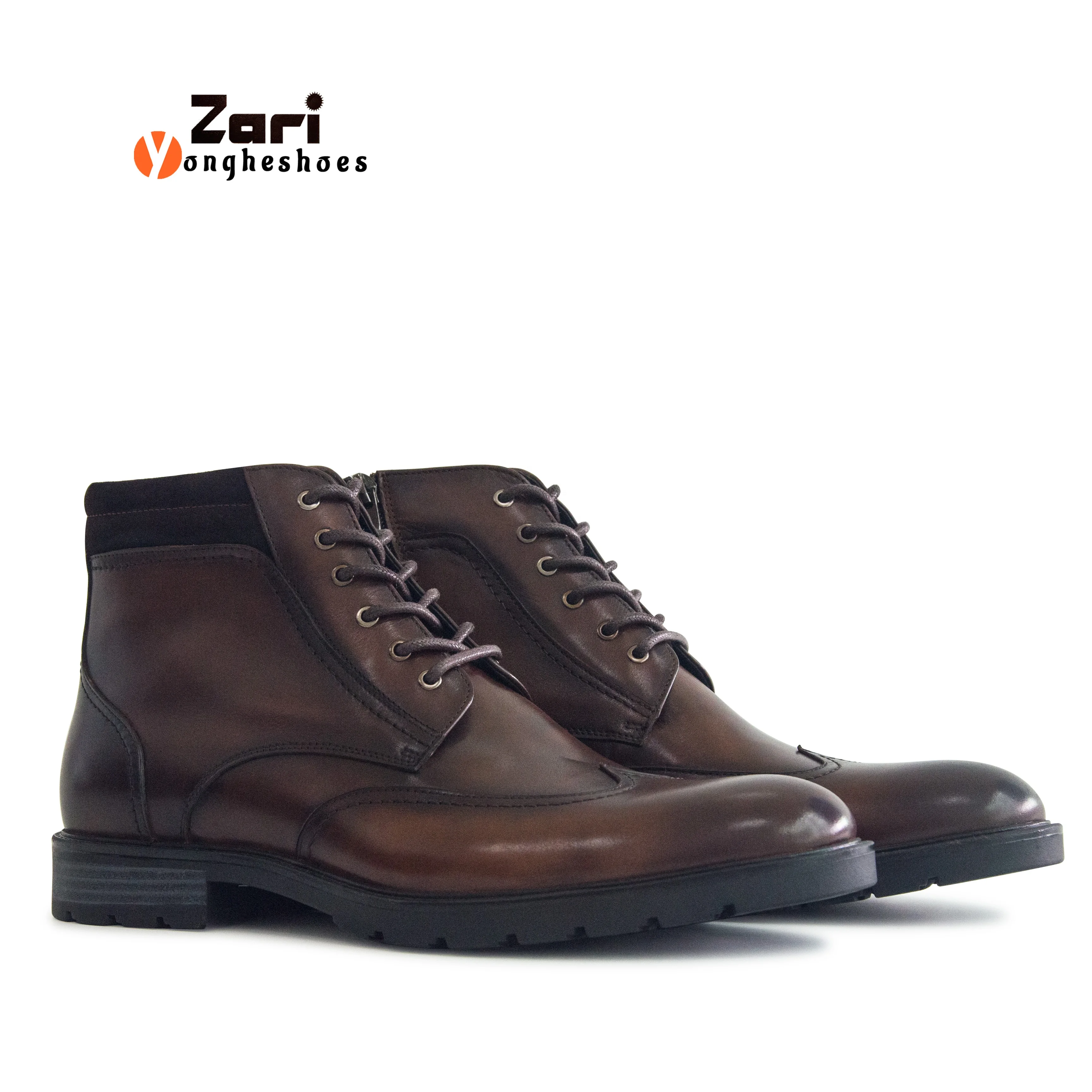 Competitive Price New Style Wholesale Shoes Men Boots Original Leather  Shoes Toefl Genuine for Office