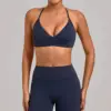 V-Neck Bra (Olive Green)