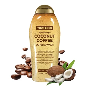 Energizing Glow Caffeine & Coconut Oil Body Wash Invigorating Shower Gel for Circulation Boosting & Skin Hydration