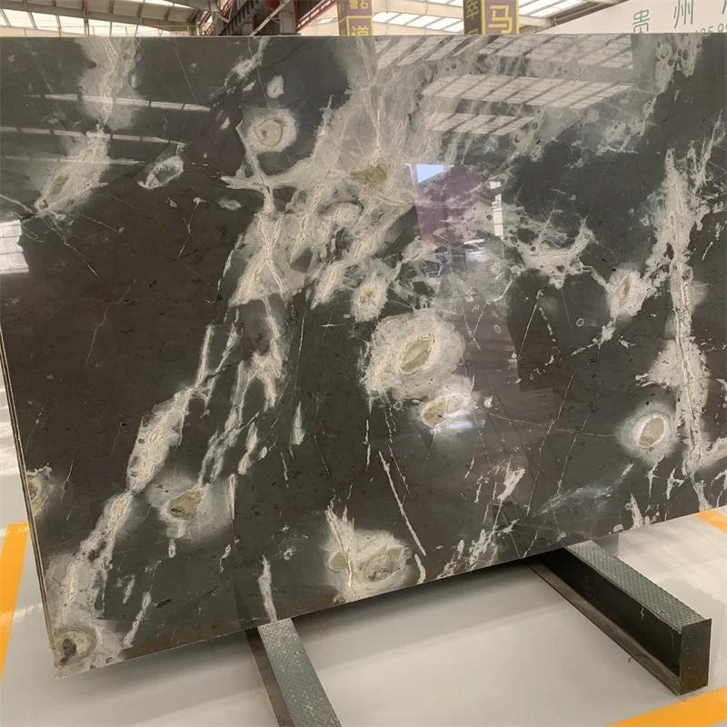 product natural grey marble low price galaxy grey marble slabs for interior wall and floor decor-1