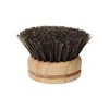 Cabezal de cepillo de pelo de caballo puro negro