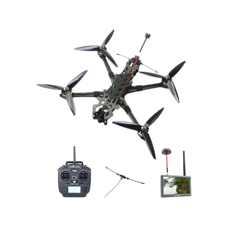 JinTeng Factory 7 Inch Loading 2Kg Flight Time 10 Minutes Remote Control Electric Motor 2810 1500 KV  480P Camera FPV Drone