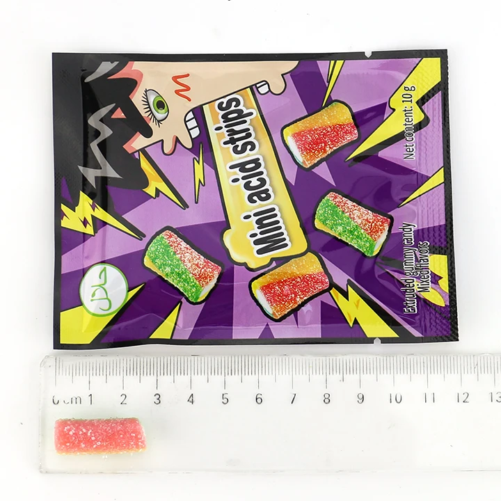 Sour strip gummy