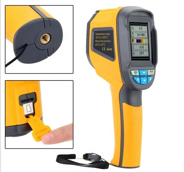 Ht02d Factory Handheld Infrared Thermal Imaging Camera Thermique Infrarouge