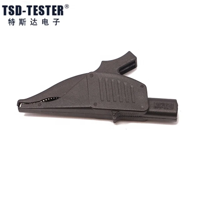 
Высокоточный медный изолированный защитный зажим типа крокодил CE CATIII 1000V /MAX.32A 4mm Jack Аллигатор 