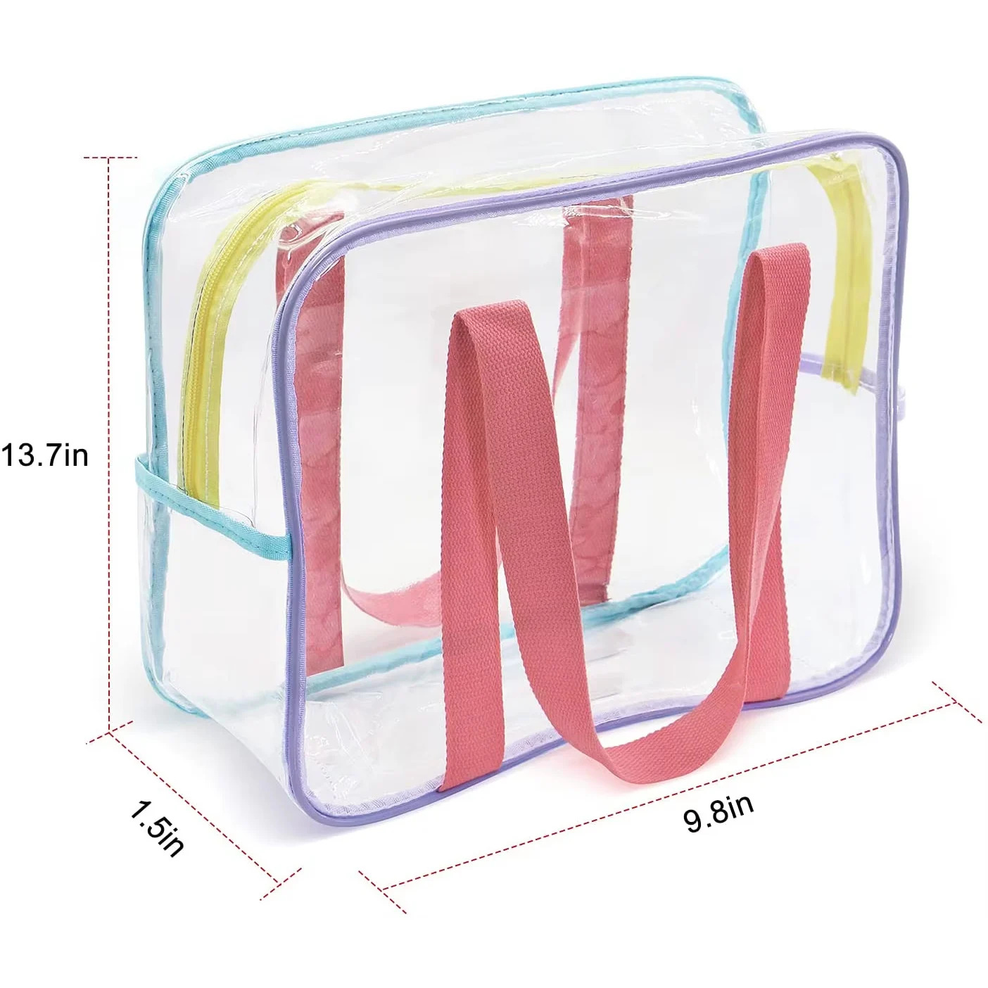 Pvc Tote Bag Clear Pvc Shopping Bag Tote Customized Transparent Shopping Bag