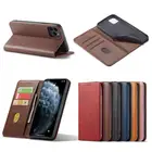 2021 New Arrival Leather Phone Cases For iPhone 13 Book Flip Wallet Phone Case Cover with Card Slots Holders for Samsung S22