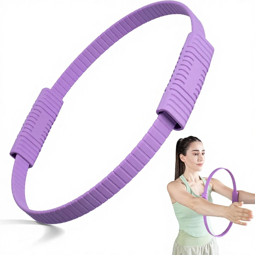 L0035 OEM/ODM Pilates Ring Ball Set 5-Level Resistance Bands Core Strength Stretching Toning Full Body Home Workout