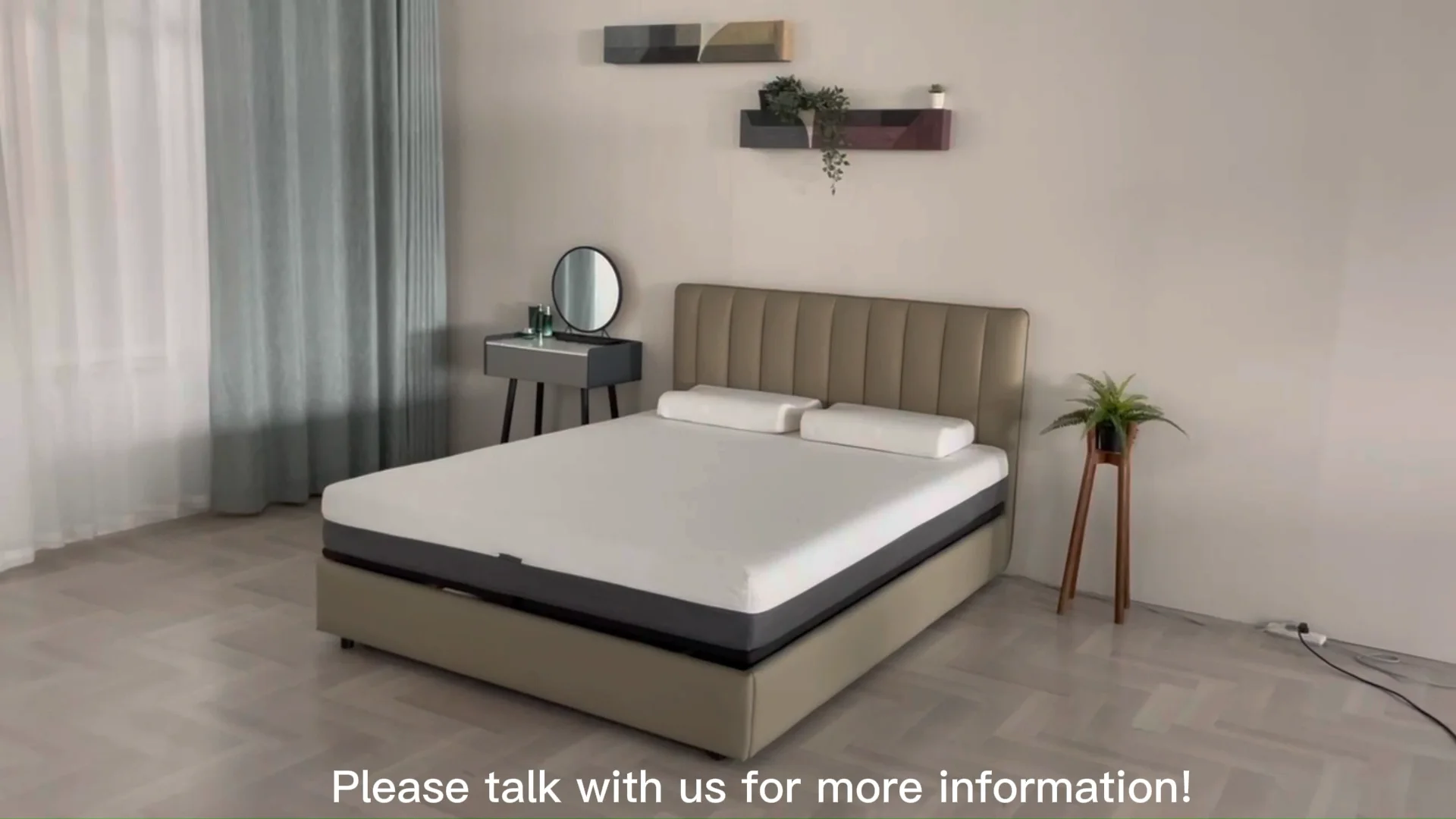 Tecforcare Modern Home Care Bed Rail For Elderly Care Product Electric Adjustable Bed Height