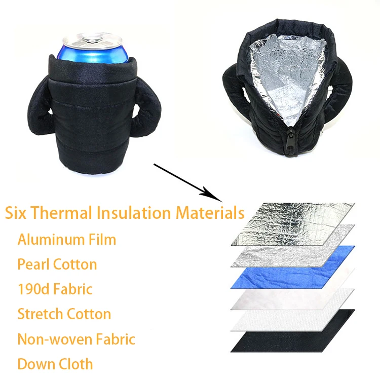 Beverage Cooler Insulated Tank Cooling Jacket 12oz Cooling Jacket For