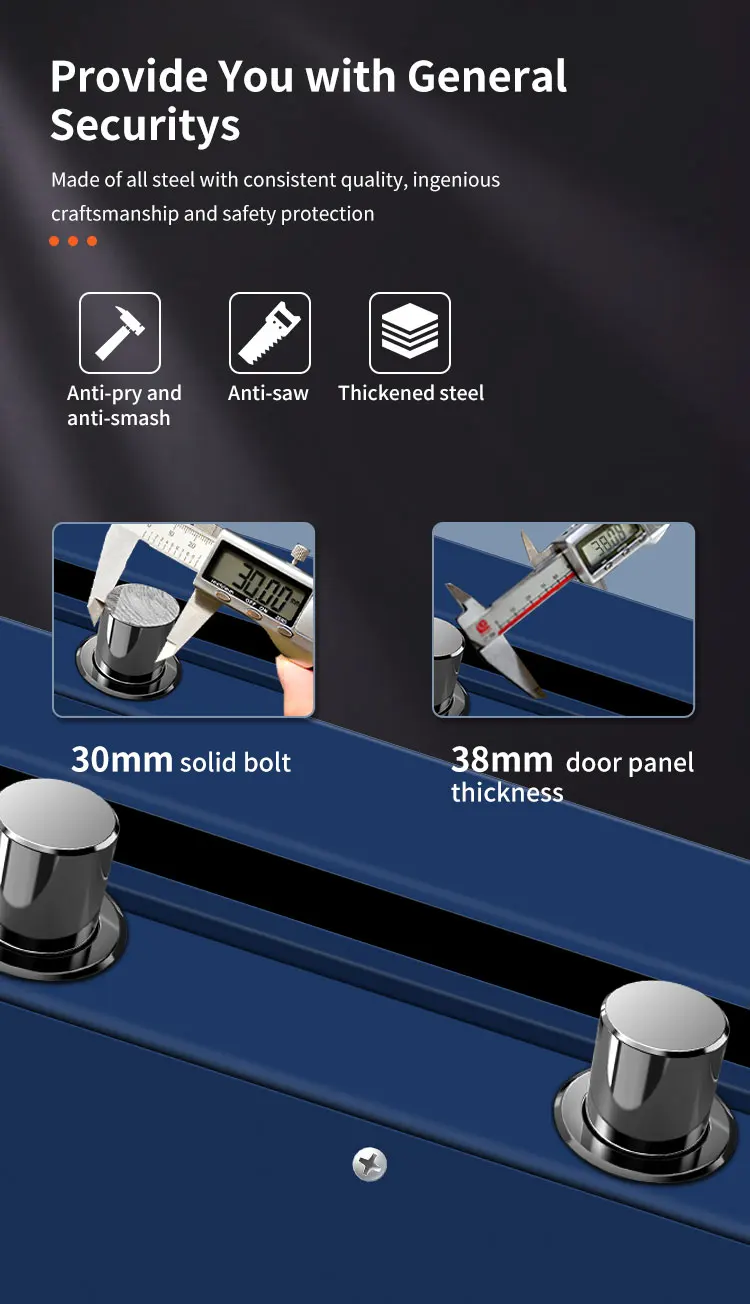 CEQSAFE Wholesale Fireproof Cabinet Safes Box Firearm Safe Fingerprint Jewelry Money Safe Box Home Hotel Office details