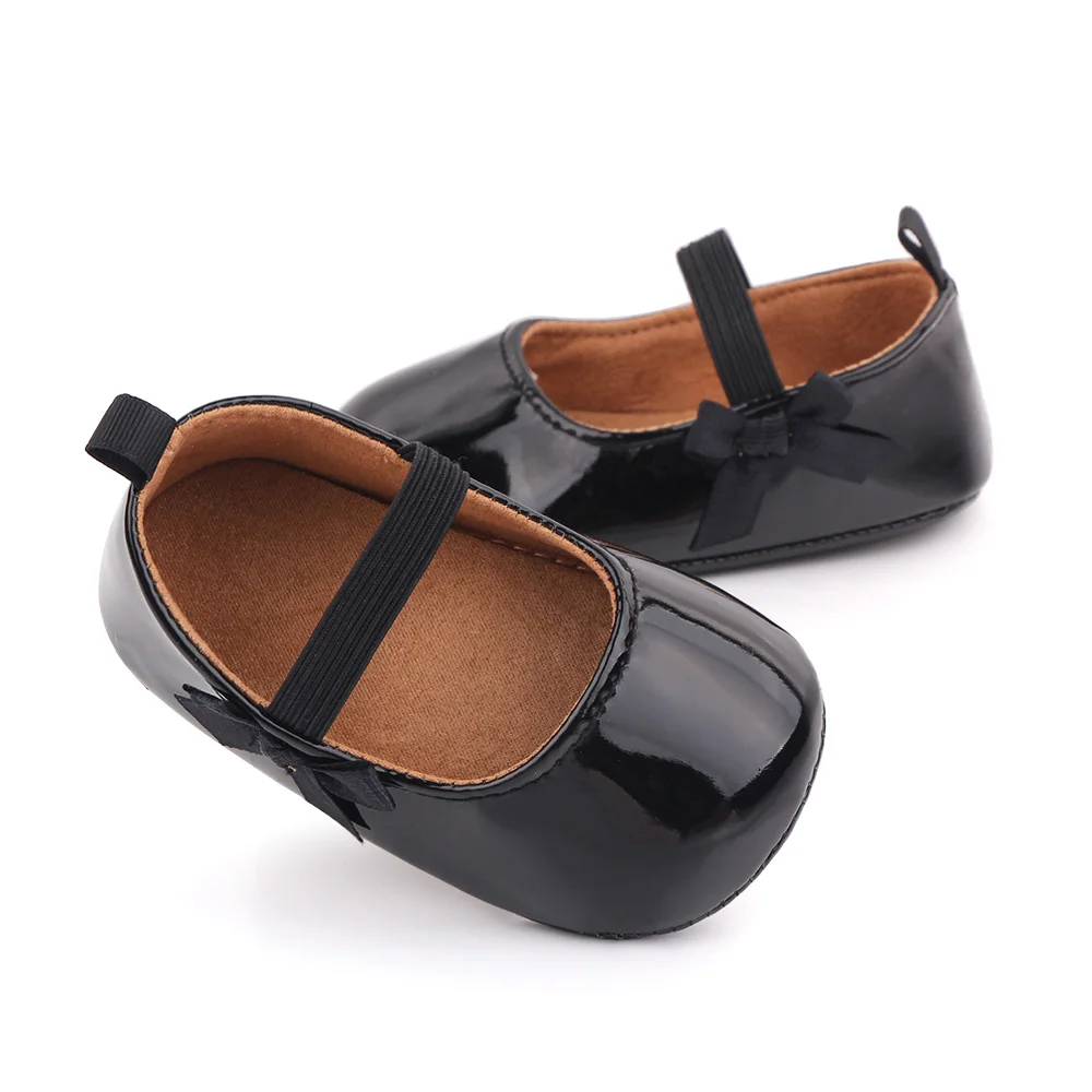 Hot Selling Baby Shoes Non-slip Rubber Sole Newborn Toddler Shoes Girls Dress Shoes factory