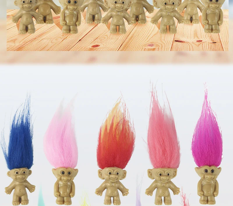 Colorful Funny Short Hair Troll Dolls Perfect Gift Ideas