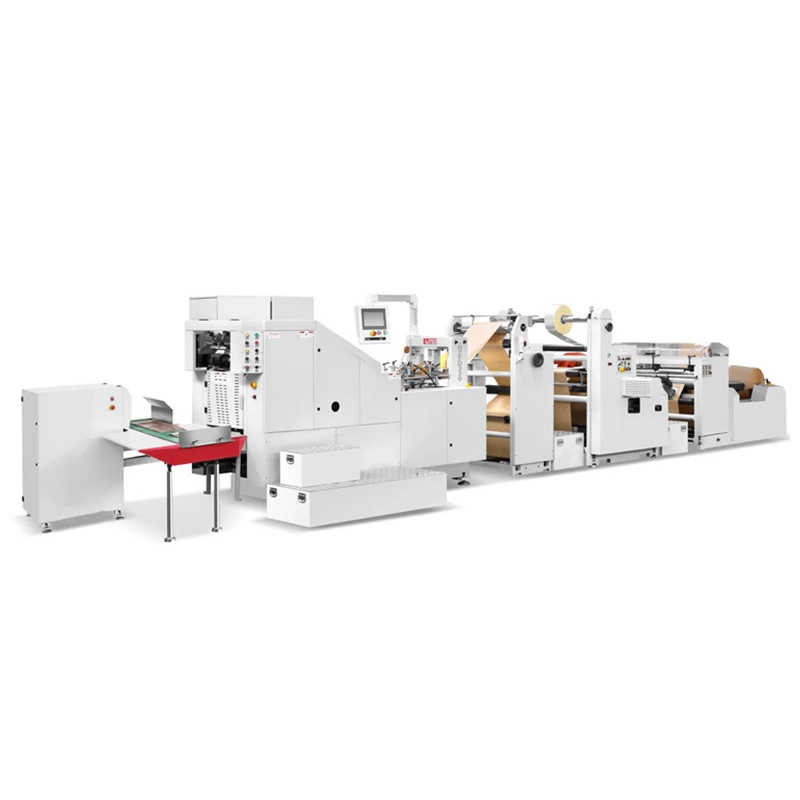 [JT-SBR330B] Zono Paper Bag Making Machine Two Sheet Paper Bag Machine Bag Making Machine. Zip Paper CE Square Bottom