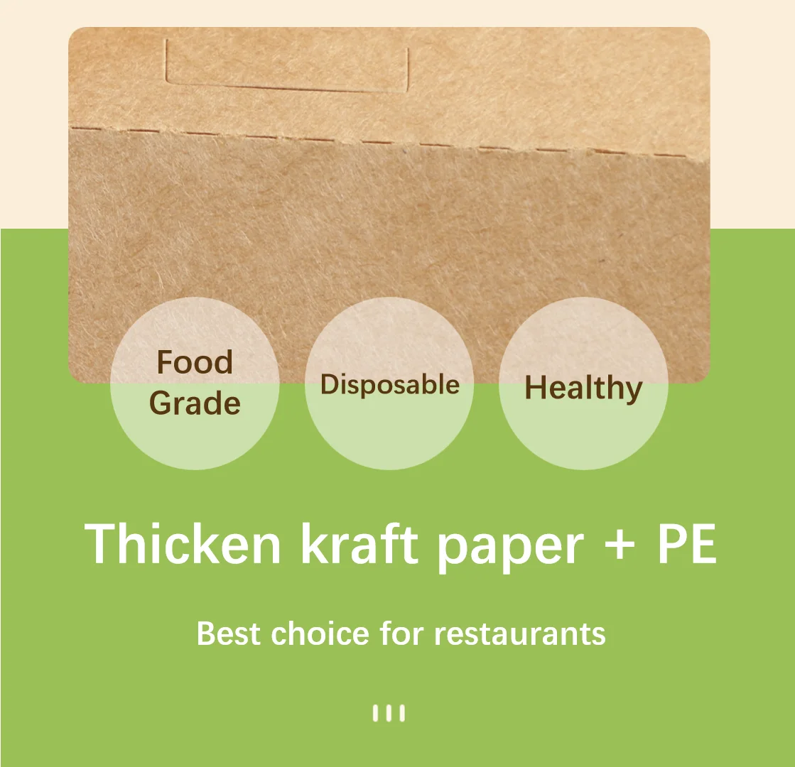 Custom Recycle Disposable Fruits Cookie Snack Chips Sauce Packaging Lunch Paper Baguette