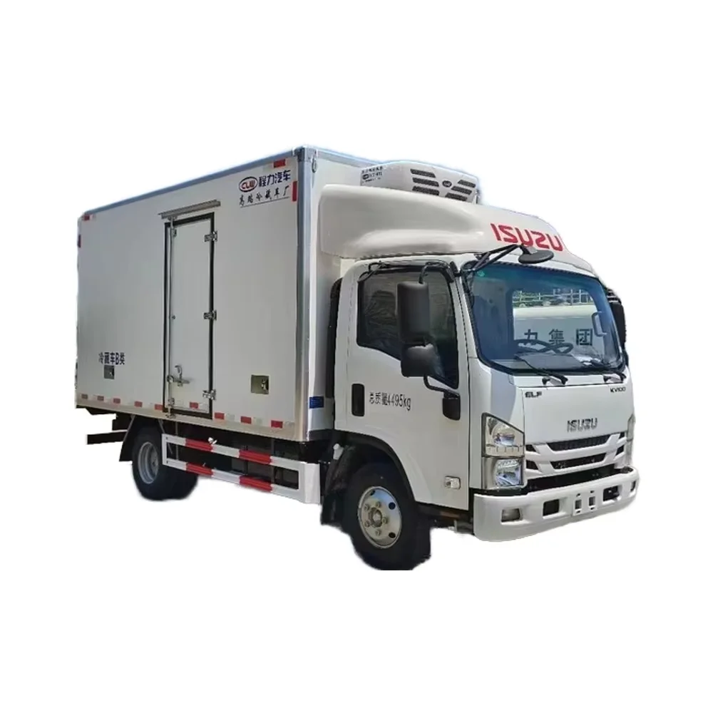 Caminhão van refrigerado a diesel Euro 6 novo com transmissão manual para alimentos congelados, sorvetes, frutos do mar - produtos resfriados/refrigerados