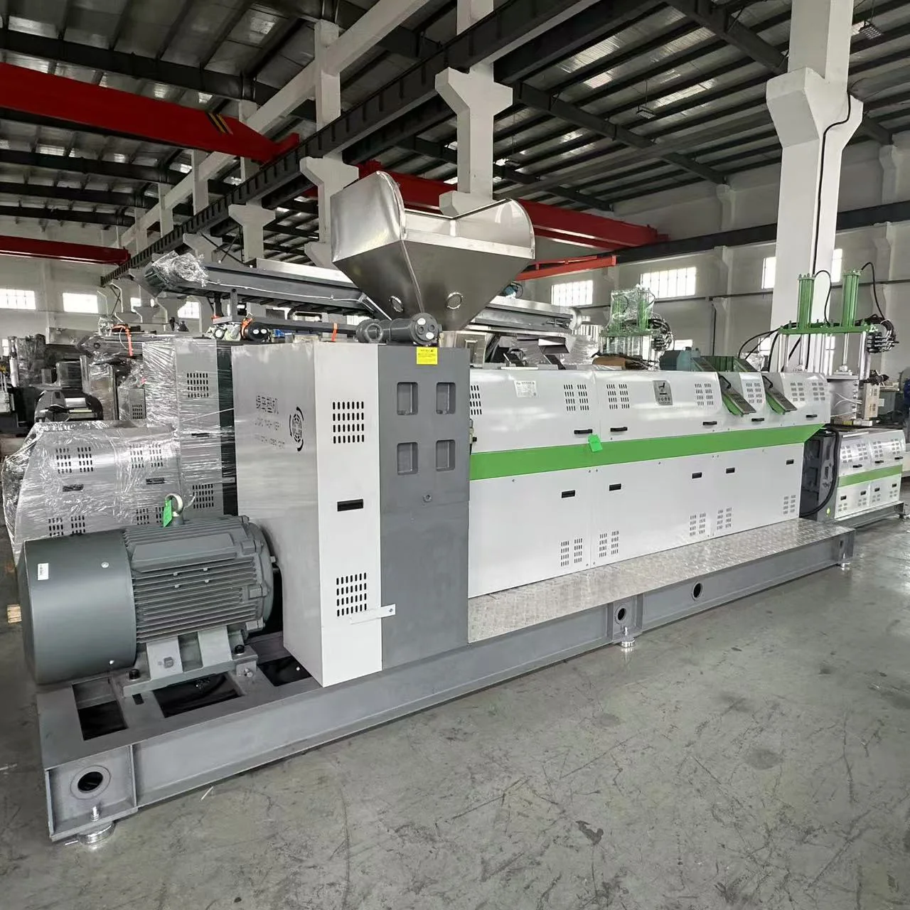 PP PE HDPE LDPE PVC Plastic Pellets Making Machine New Granulating Plastic Machine Price for Manufacturing