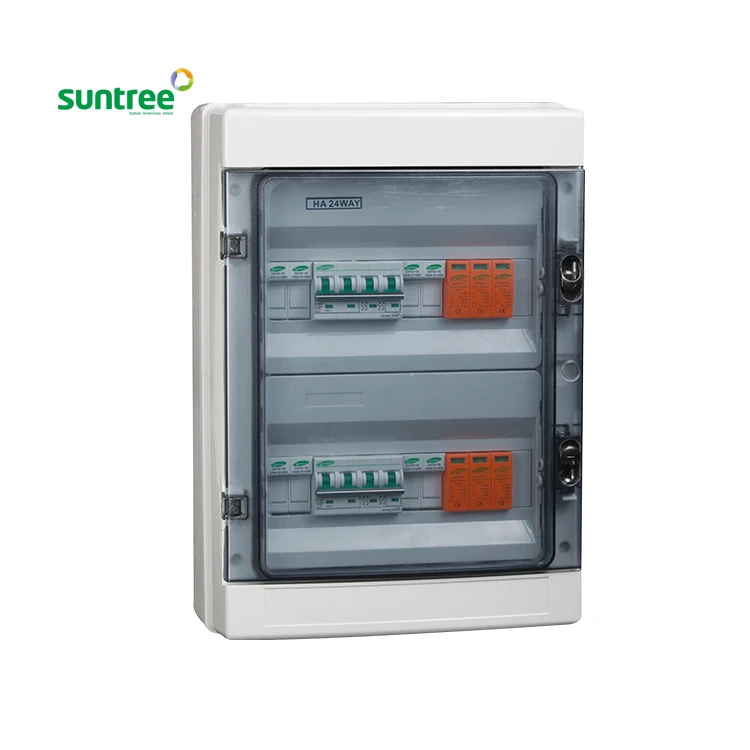 Wenzhou Xinchi 10 Strings Solar Pv Array Dc Combiner Box 4 in 1 Out for Solar System