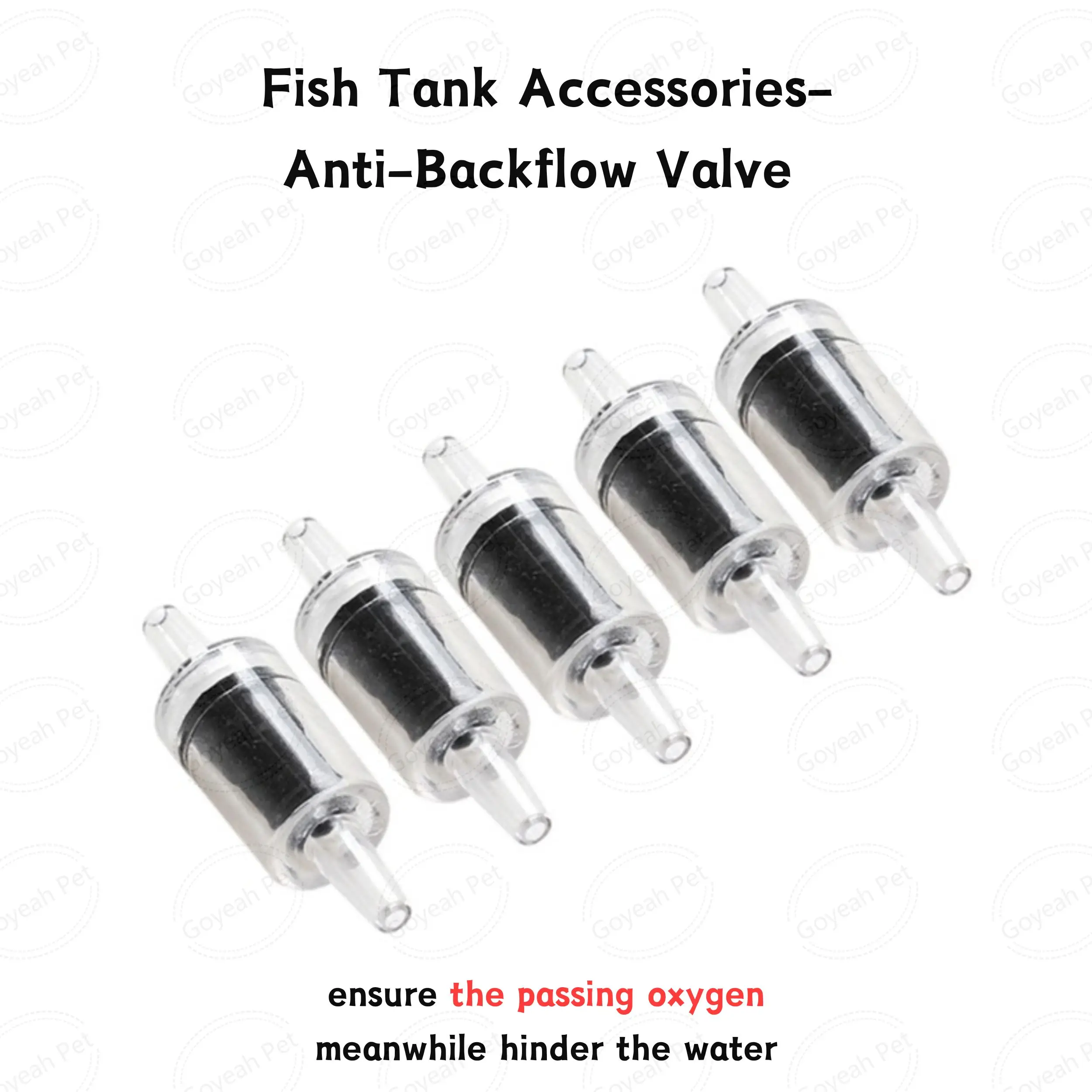 Aquarium Water Backflow Preventer Fish Tank Accessories Ventilating