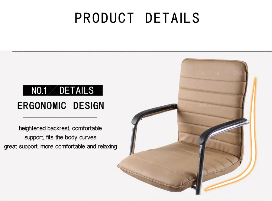 Modern Ergonomic Office Chair Leather Office Chair Luxury Manager Chair with Parts for Sale