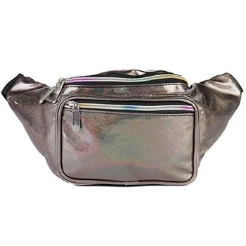 2023 Holographic Waist Bag for Women Glitter Fanny Pack Fashion Laser Waist Pack Unisex