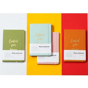 Wholesale Factory Price Good Quality PU Leather Office Stationery Agenda A5 Planner Jouranl Notebook