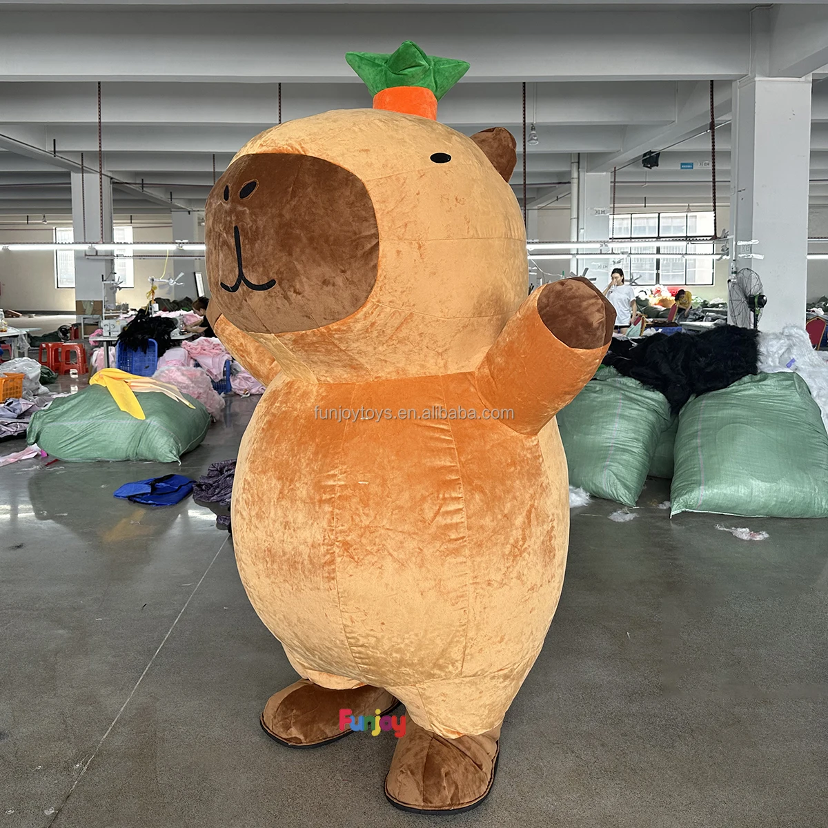 2m Inflatable Capybara Mascot Costume for Halloween & Cosplay - Funny ...