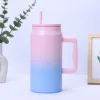 Dégradé rose et bleu