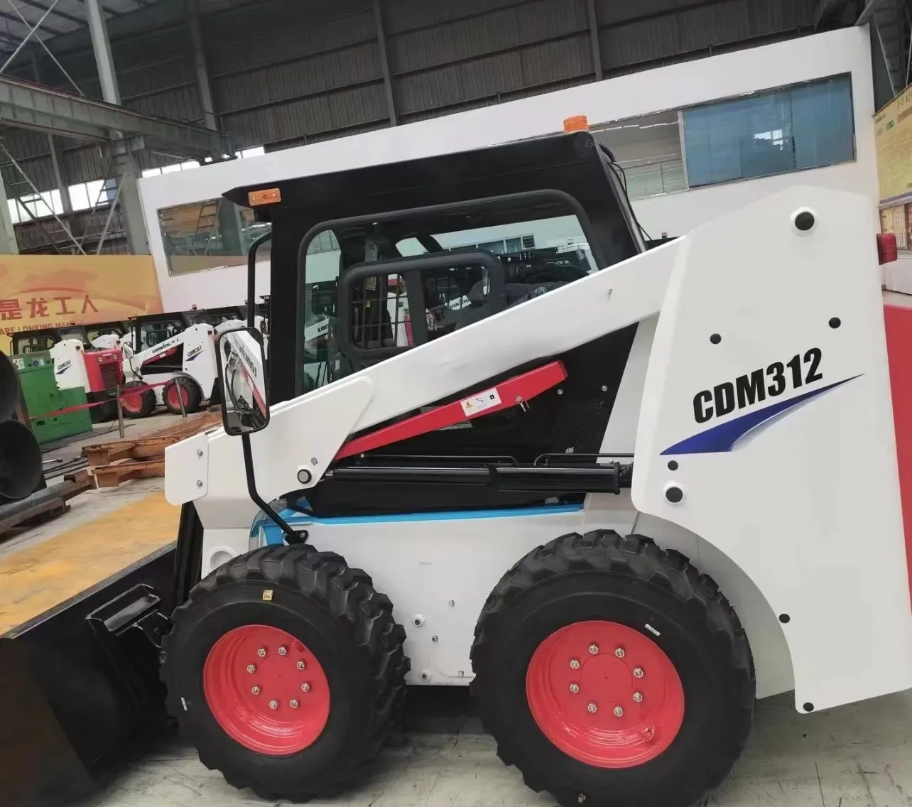 Top Brand New Skid Steer Loader Lonking CDM307 CDM312 for Hot Sale