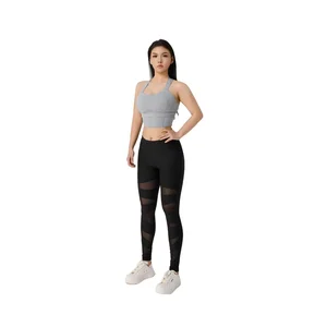 Women  Gym  Discount 2 Piece Crop Tank Top and Legging Pant Gym Active Wear Set Women Yoga Fitness Workout Set