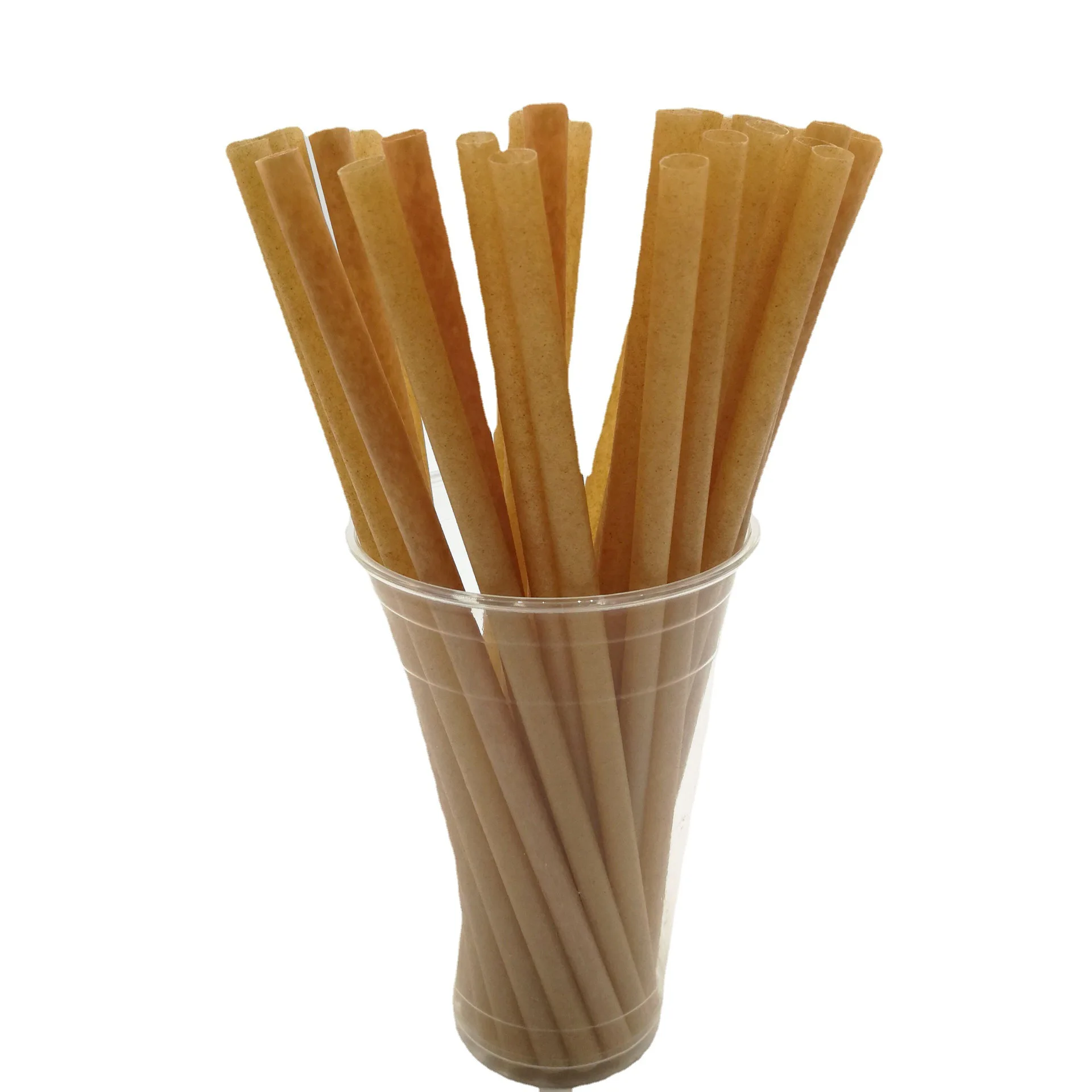 Pailles à boire en canne à sucre