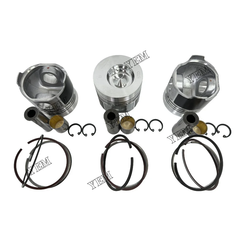Piston Kit for Yanmar 3T75HA Universal Engine Parts 6