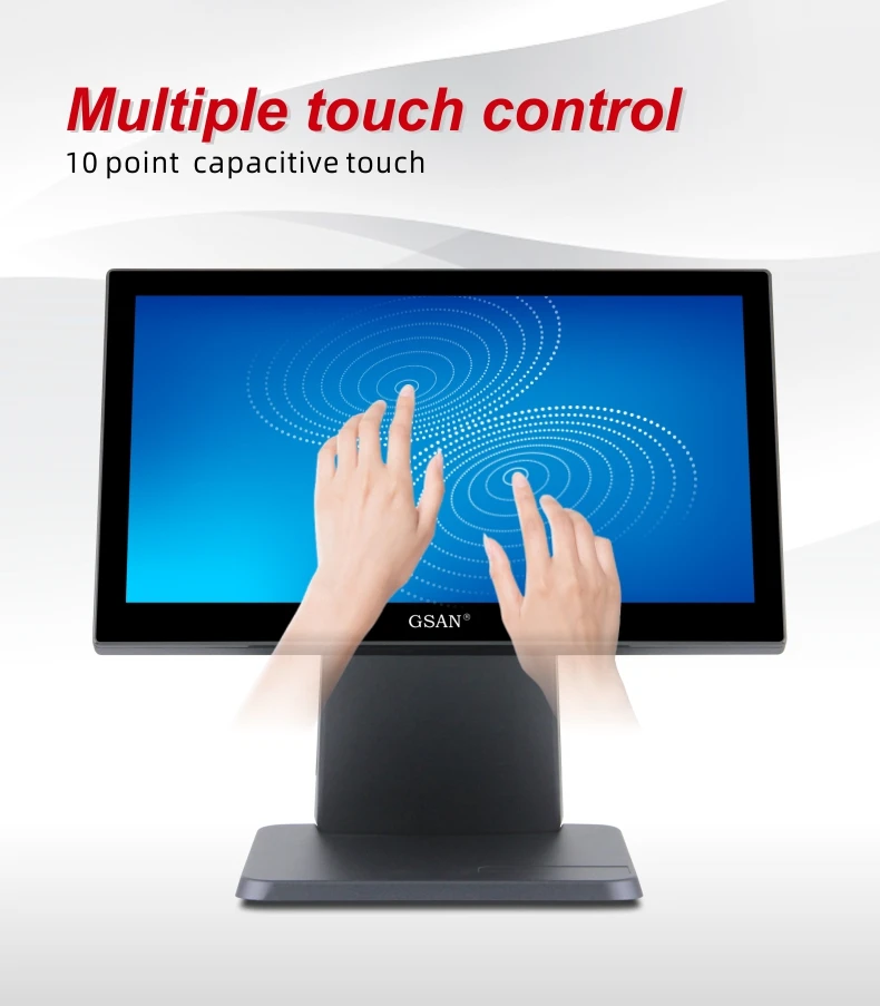 10 point capacitive touch screen