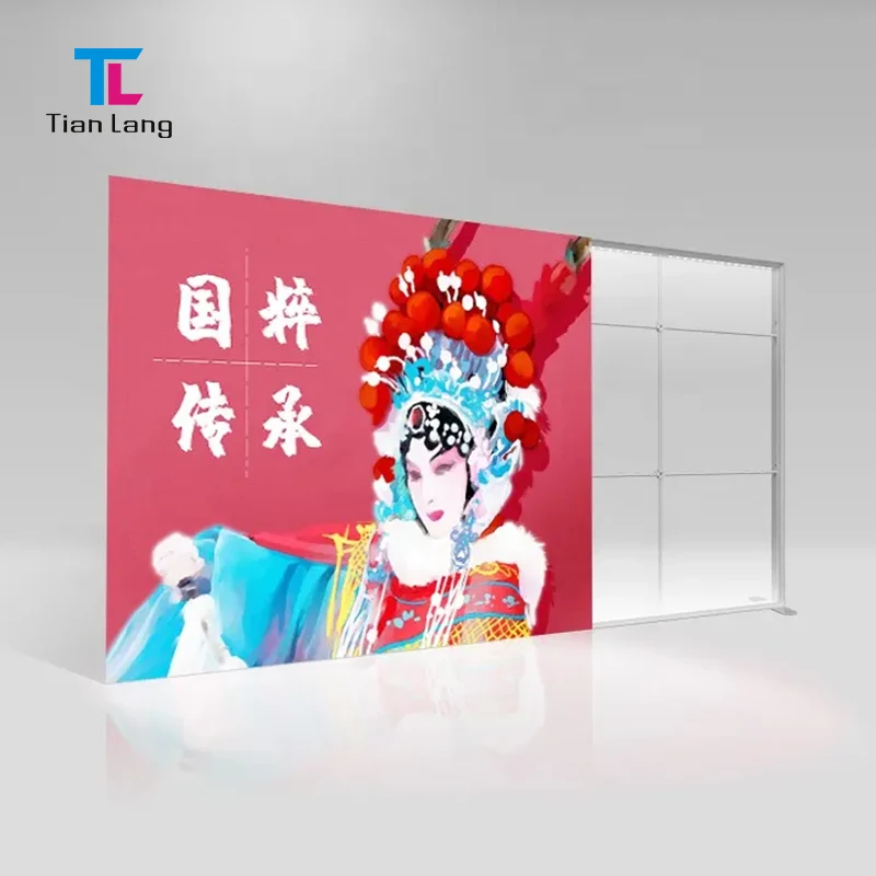 TianLang Free Design Indoor Portable Lightbox Advertising Custom Print Promotional Led Up Seg Light Box