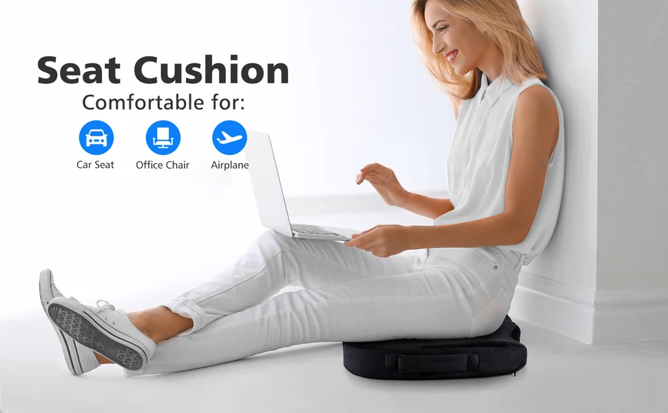 Memory Foam Gel Seat Cushion for Office Chair, Comfort Car Chair Cushion, Desk  Seat Cushion for Tailbone Sciatica Pain Relief, Ergonomic Coccyx Seat Pad  Butt P - China Gel Seat Cushion and