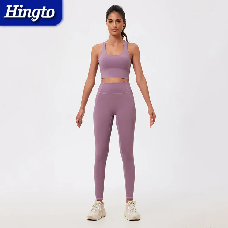 Activewear Clothing Wholesale Custom Logo Women Fitness Clothing Sets Sports Clothes Yoga Sets Manufacturers Women Sportwear