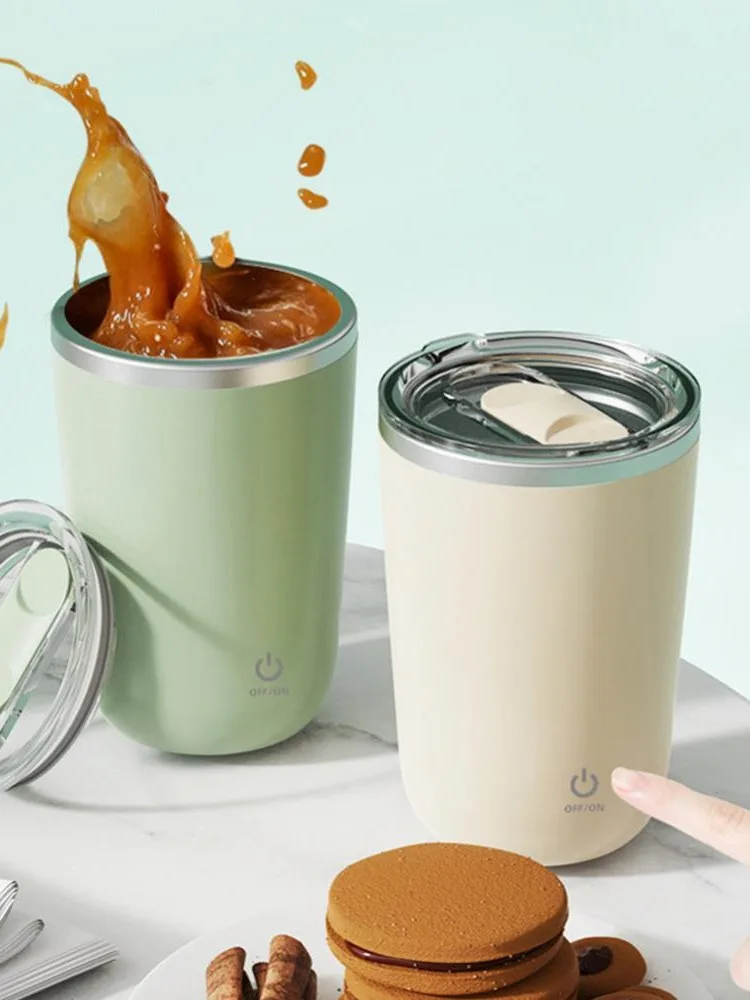 350ml Automatic Self Stirring Mug Coffee Milk Juice Mixing Cup Electric