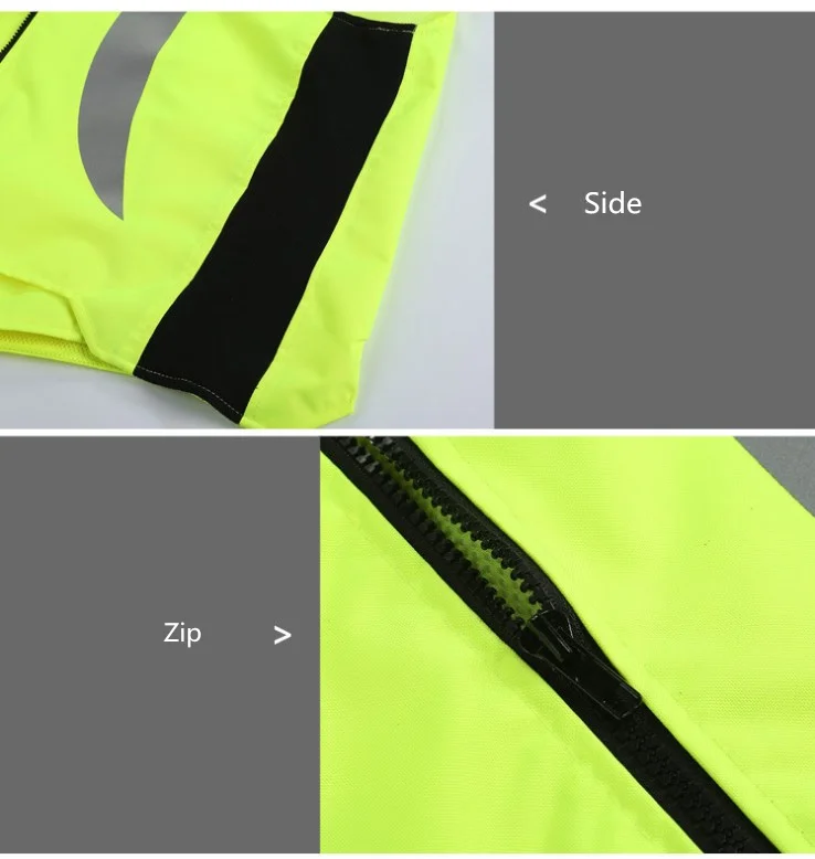 Customized Logo 100% Polyester Security Guard High Visibility