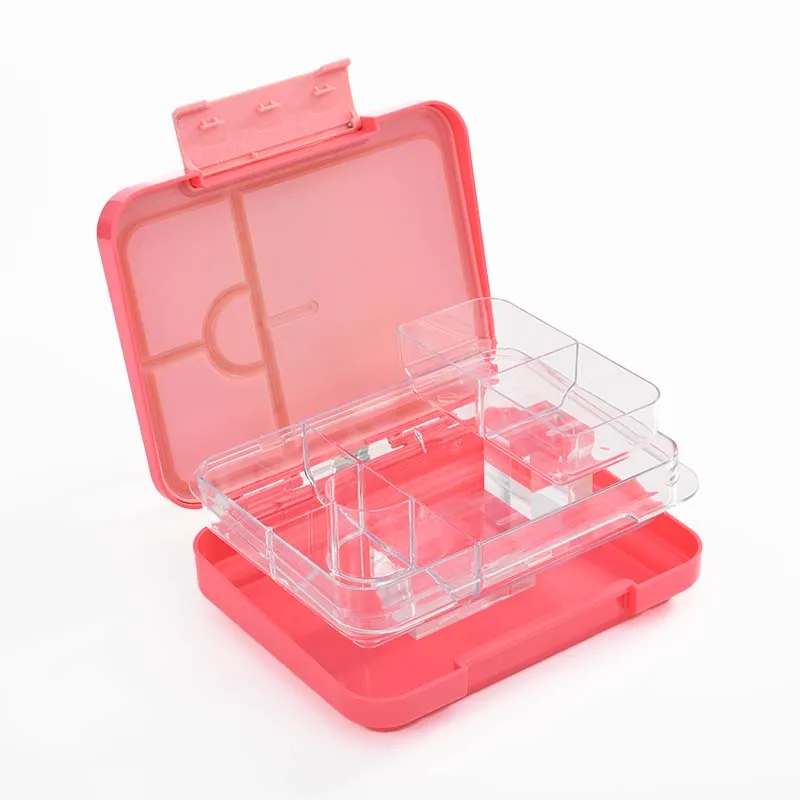 Aohea 4-6 Compartments Lunch Box Kids Leakproof Bento Box Children - China  Plastic Bento and Lunch Box for Kids price