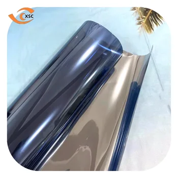 Metalize Pet Solar Film Wholesale 1.52*30M Heat Reflective Bc50 Crystal Black Vlt 50% Car Windshield Tint Film